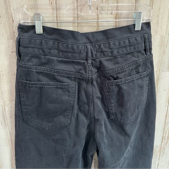 Pacsun Black Super High Rise Mom Jeans Paperbag - Picture 5 of 7